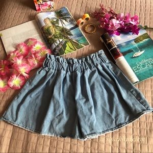 ✨$5/$20✨ Flared leg shorts, elastic waistband